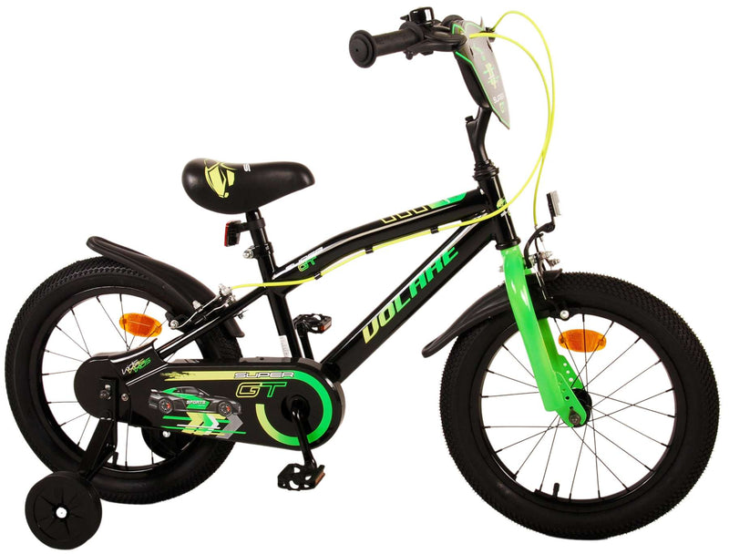 Afbeelding laden in galerijviewer, Volare Super GT Kinderfiets - Jongens - 16 inch - Groen - Twee handremmen