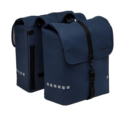 Afbeelding laden in galerijviewer, Newlooxs tas new looxs odense dubbel double | donkerblauw | 39l