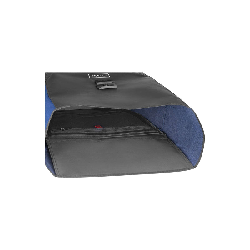 Afbeelding laden in galerijviewer, Clarijs fietstas solobag 24l zwart-blauw