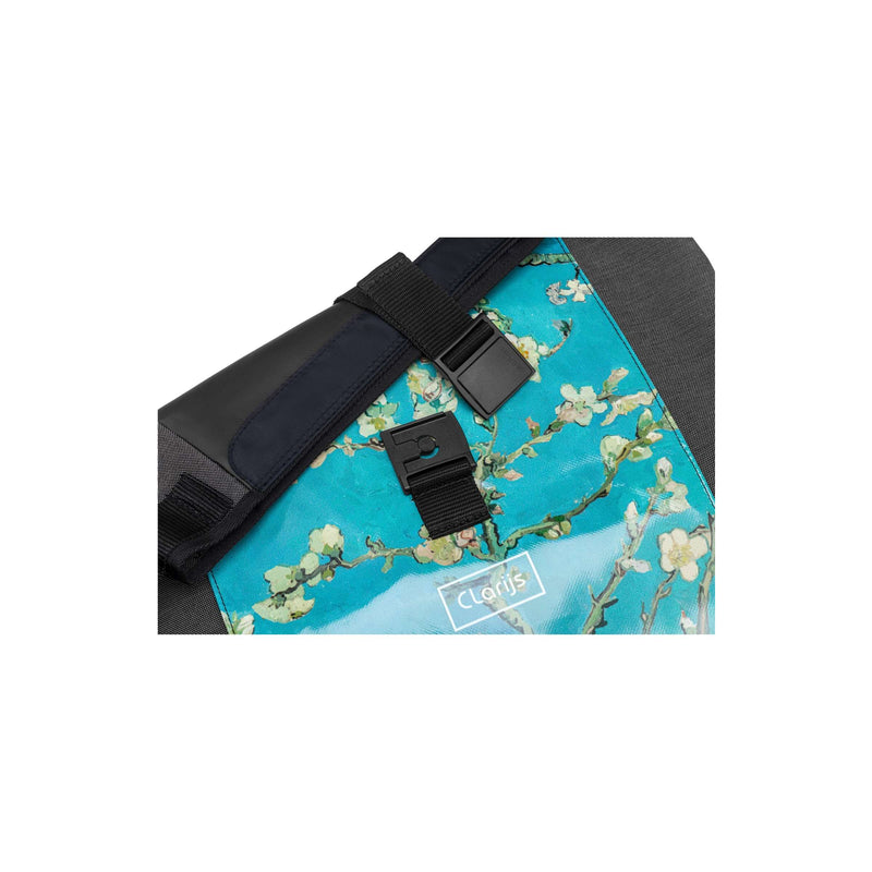 Afbeelding laden in galerijviewer, Clarijs fietstas solobag 24l van gogh almond blossom