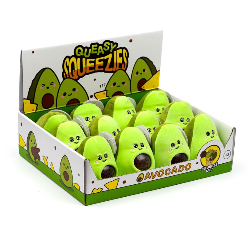 Afbeelding laden in galerijviewer, Queasy squeezies avocado knijp speelgoed