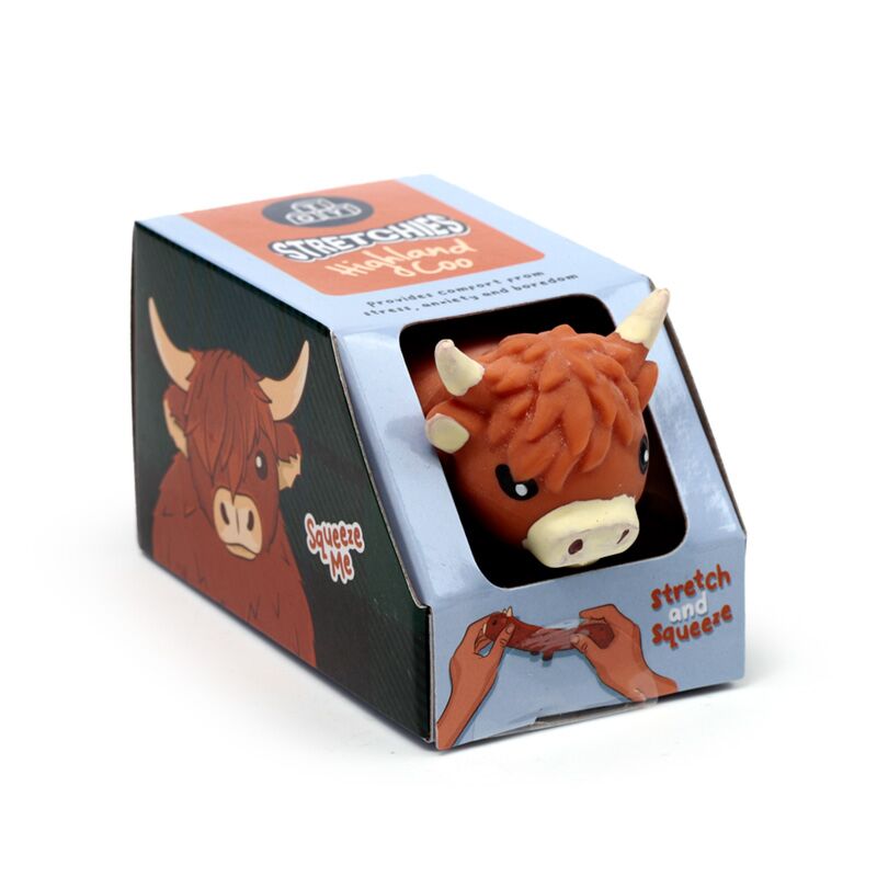 Afbeelding laden in galerijviewer, Stretch speelgoed highland coo koe