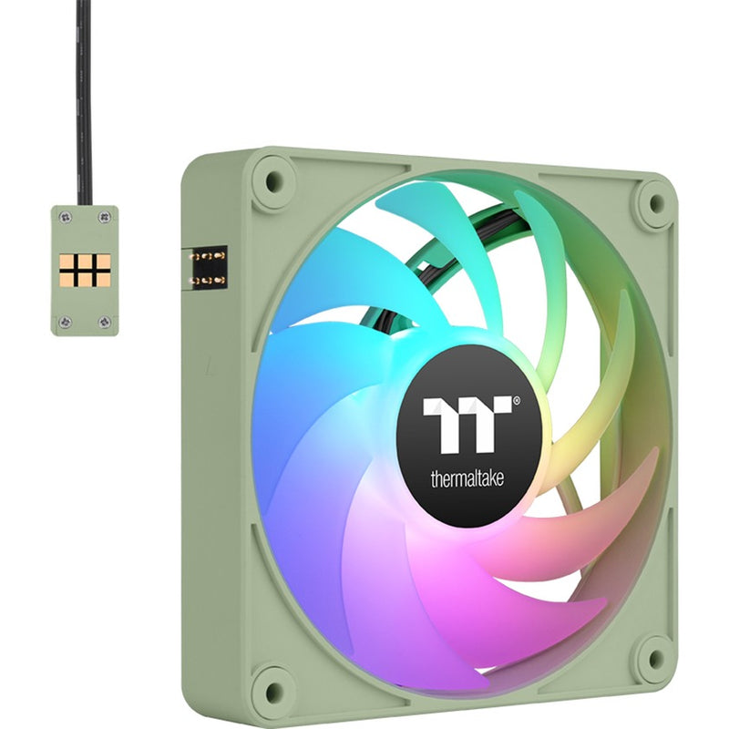Afbeelding laden in galerijviewer, Thermaltake ct140 ex argb sync pc cooling fan matcha green (