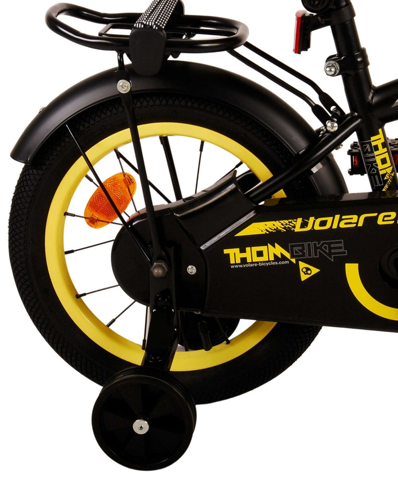 Afbeelding laden in galerijviewer, Volare Thombike Kinderfiets - Jongens - 14 inch - Zwart Geel
