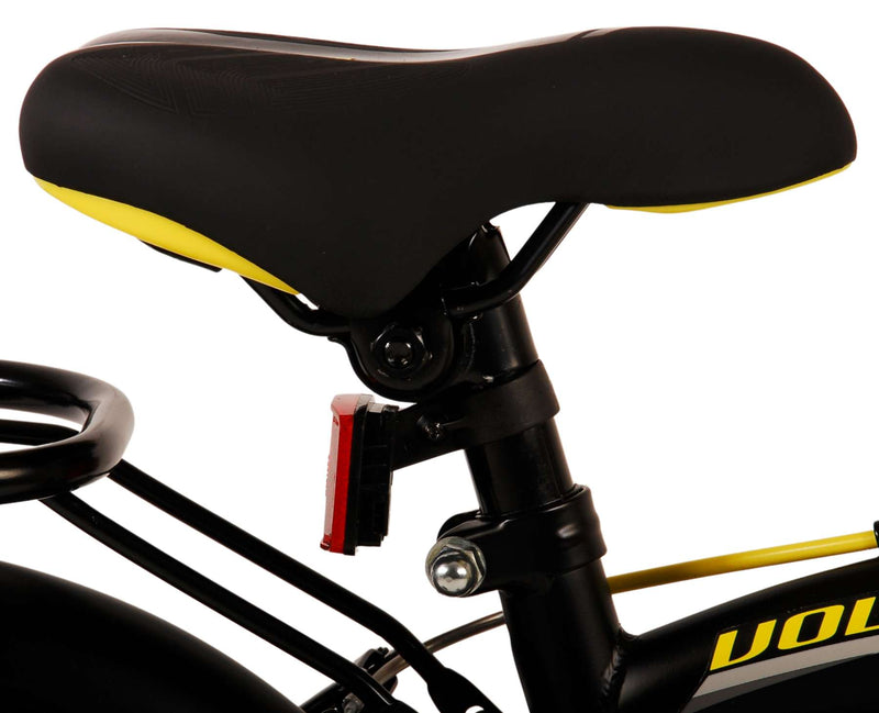 Afbeelding laden in galerijviewer, Volare Thombike Kinderfiets Jongens 14 inch Zwart Geel Twee Handremmen