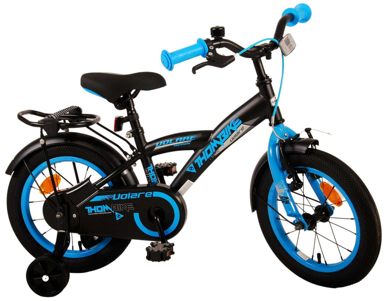 Afbeelding laden in galerijviewer, Volare Thombike Kinderfiets - Jongens - 14 inch - Zwart Blauw