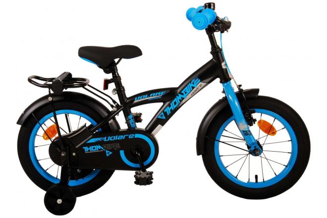 Afbeelding laden in galerijviewer, Volare Thombike Kinderfiets - Jongens - 14 inch - Zwart Blauw