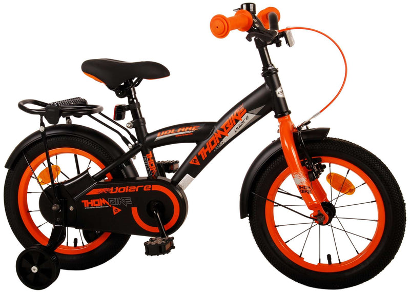 Afbeelding laden in galerijviewer, Volare Thombike Kinderfiets - Jongens - 14 inch - Zwart Oranje