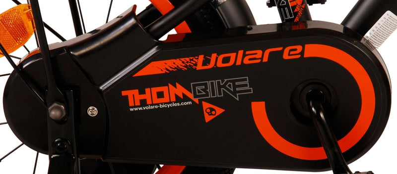 Afbeelding laden in galerijviewer, Volare Thombike Kinderfiets - Jongens - 14 inch - Zwart Oranje