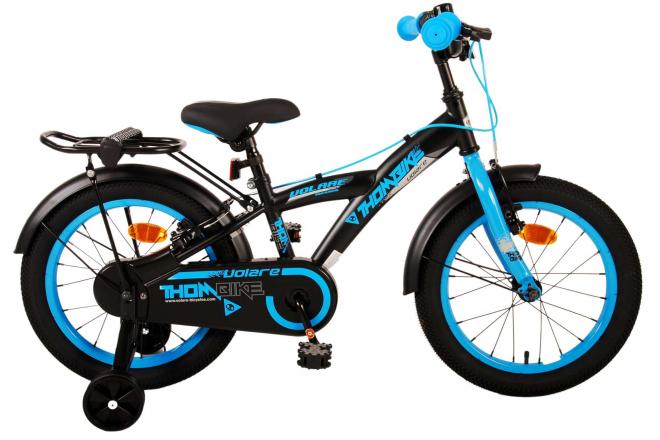 Afbeelding laden in galerijviewer, Volare Thombike Kinderfiets - Jongens - 16 inch - Zwart Blauw - Twee Handremmen