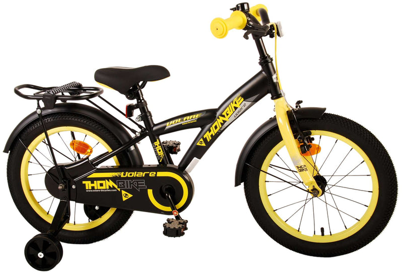 Afbeelding laden in galerijviewer, Volare Thombike Kinderfiets - Jongens - 16 inch - Zwart Geel