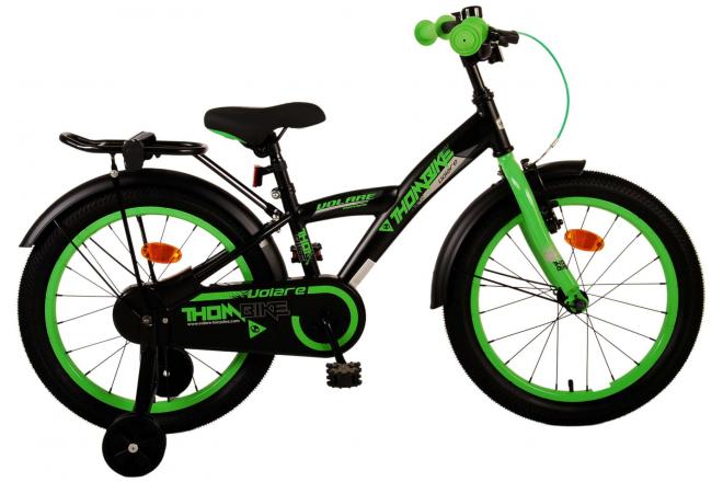 Afbeelding laden in galerijviewer, Volare Thombike Kinderfiets Jongens 18 inch Zwart Groen