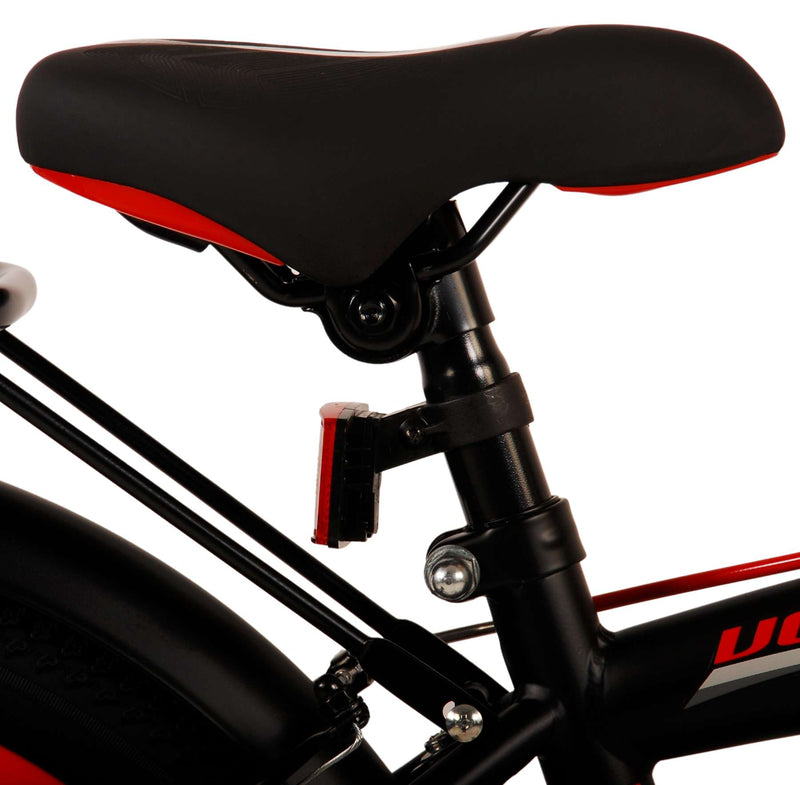 Afbeelding laden in galerijviewer, Volare Thombike Kinderfiets Jongens 18 inch Zwart Rood Twee handremmen