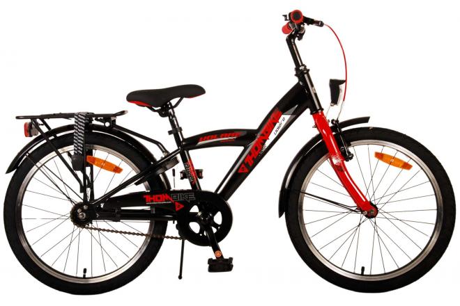 Afbeelding laden in galerijviewer, Volare Thombike Kinderfiets - Jongens - 20 inch - Zwart Rood