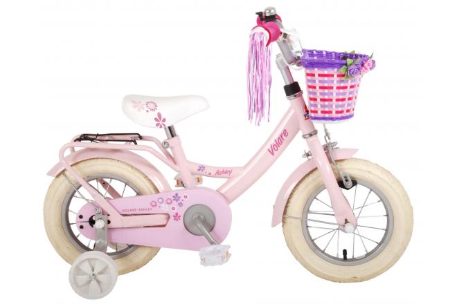 Afbeelding laden in galerijviewer, Volare Ashley Kinderfiets Meisjes 12 inch Roze 95% afgemonteerd