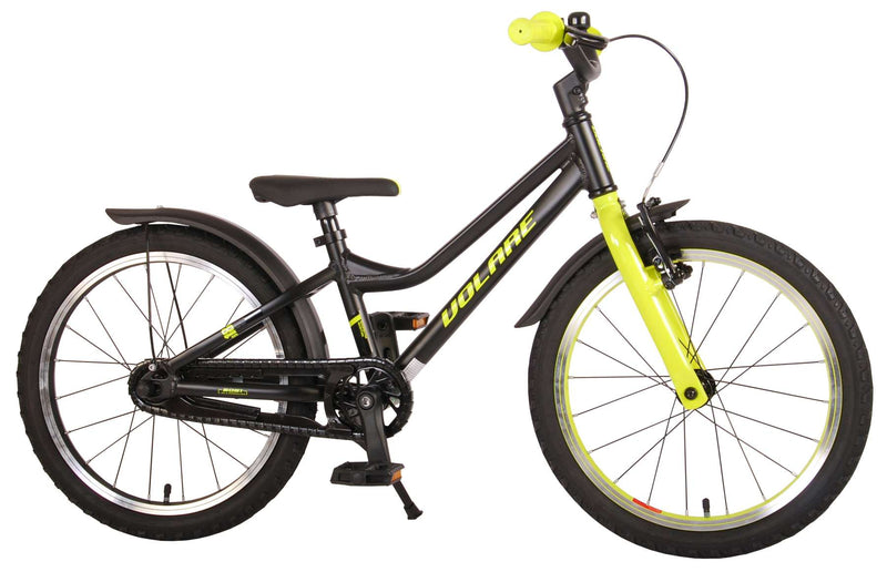 Afbeelding laden in galerijviewer, Volare Blaster Kinderfiets Jongens 18 inch Zwart Geel Groen Prime Collection