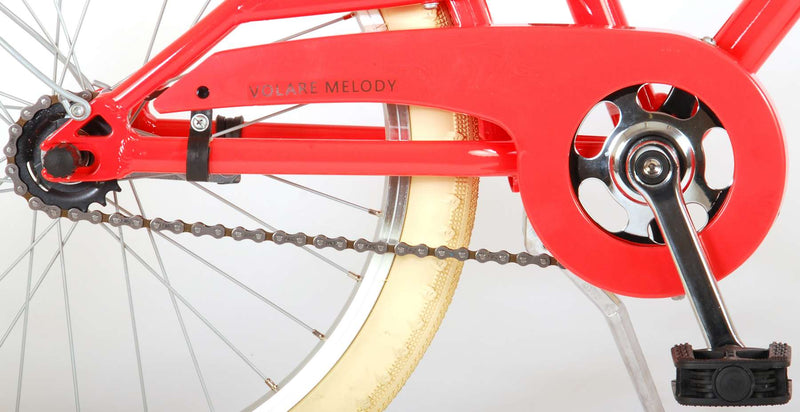 Afbeelding laden in galerijviewer, Volare Melody Kinderfiets Meisjes 20 inch Koraal Rood Prime Collection