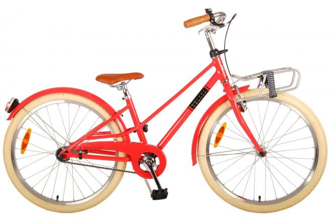 Afbeelding laden in galerijviewer, Volare Melody Kinderfiets Meisjes 24 inch Koraal Rood Prime Collection