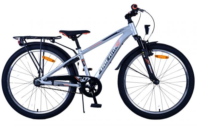 Afbeelding laden in galerijviewer, Volare Cross Kinderfiets Jongens 24 inch Zilver 3 versnellingen