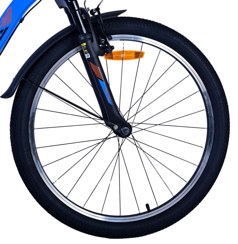 Afbeelding laden in galerijviewer, Volare Cross Kinderfiets - Jongens - 24 inch - Blauw - 3 versnellingen