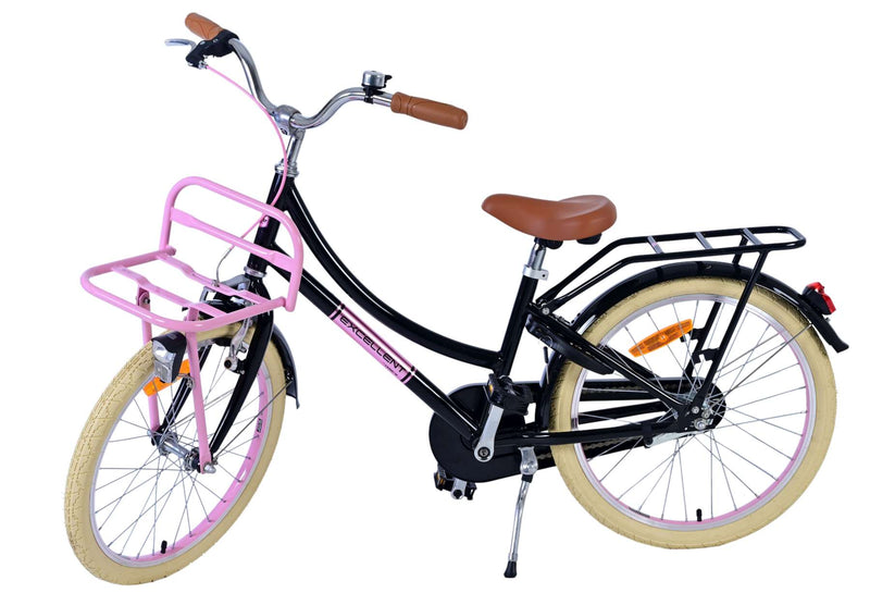 Afbeelding laden in galerijviewer, Volare excellent kinderfiets - meisjes - 20 inch - zwart