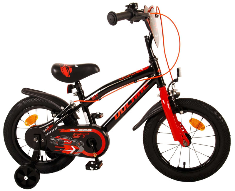 Afbeelding laden in galerijviewer, Volare Super GT Kinderfiets Jongens 14 inch Rood Twee handremmen