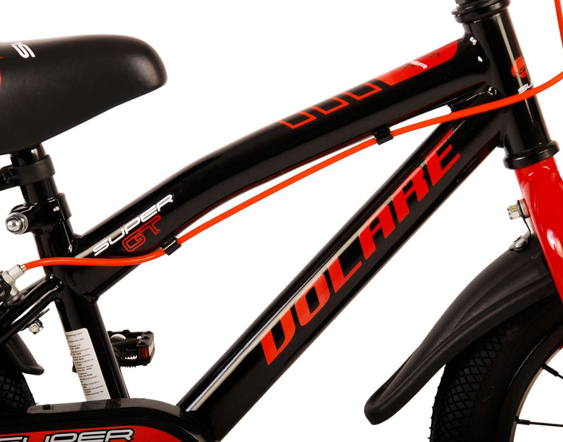 Afbeelding laden in galerijviewer, Volare Super GT Kinderfiets Jongens 14 inch Rood Twee handremmen