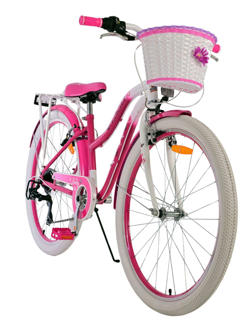 Afbeelding laden in galerijviewer, Volare lovely kinderfiets - meisjes - 26 inch - roze - 7 speed
