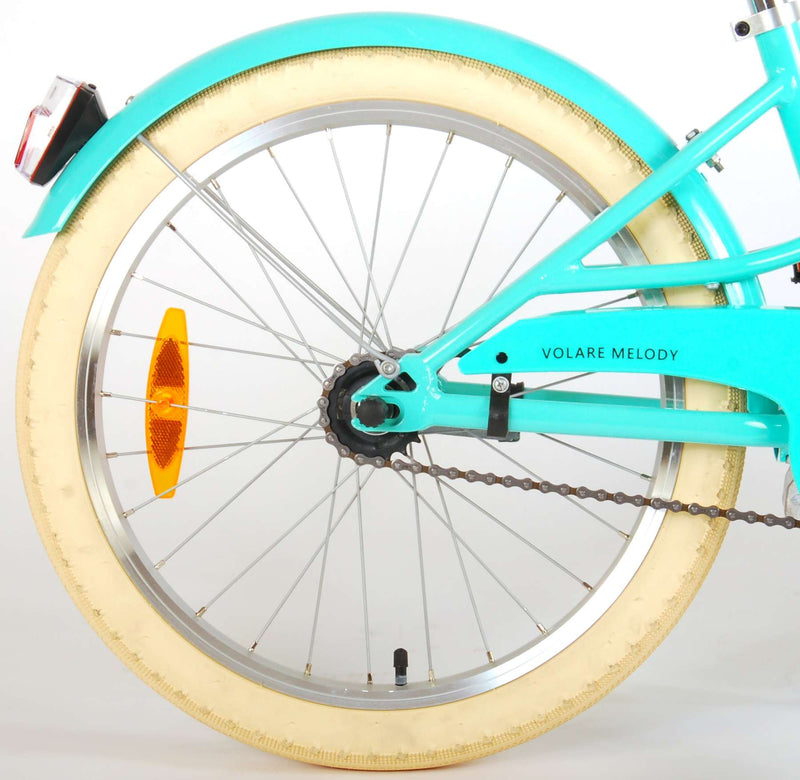 Afbeelding laden in galerijviewer, Volare Melody Kinderfiets Meisjes 20 inch Turquoise Prime Collection
