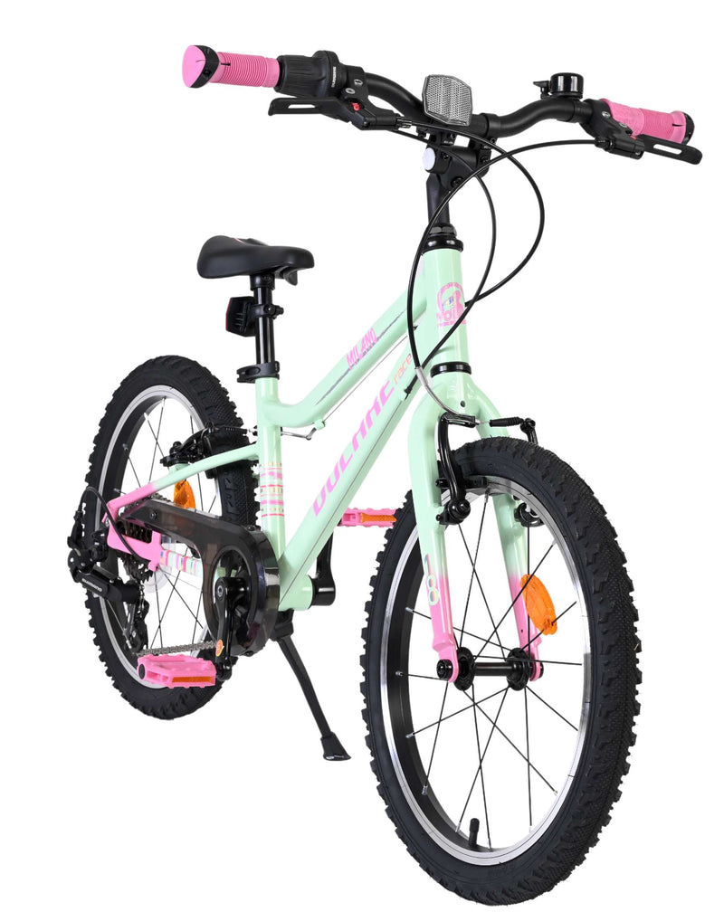 Afbeelding laden in galerijviewer, Volare milano kinderfiets - meisjes - 18 inch - mintgroen - 6 speed
