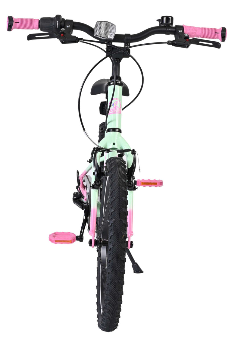 Afbeelding laden in galerijviewer, Volare milano kinderfiets - meisjes - 18 inch - mintgroen - 6 speed