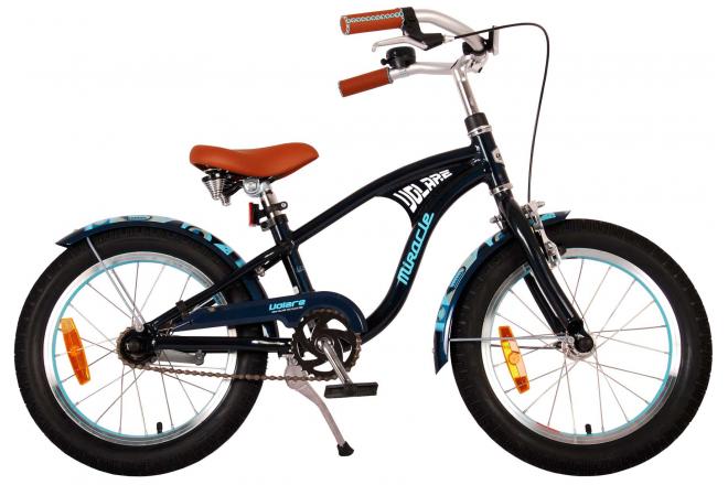 Afbeelding laden in galerijviewer, Volare Miracle Cruiser Kinderfiets - Jongens - 16 inch - Mat Blauw - Prime Collection