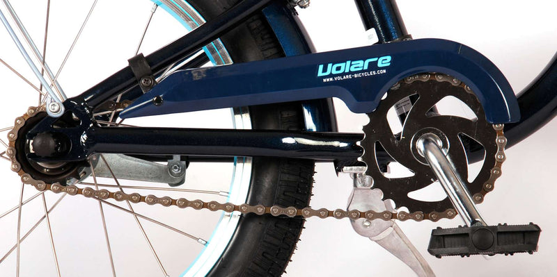 Afbeelding laden in galerijviewer, Volare Miracle Cruiser Kinderfiets - Jongens - 16 inch - Mat Blauw - Prime Collection
