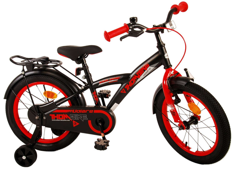 Afbeelding laden in galerijviewer, Volare Thombike Kinderfiets - Jongens - 16 inch - Zwart Rood