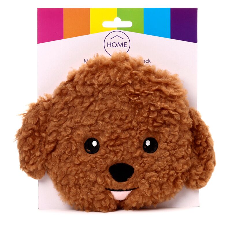 Afbeelding laden in galerijviewer, Cavapoo hond hoofd magnetron heatpack lavendel tarwe