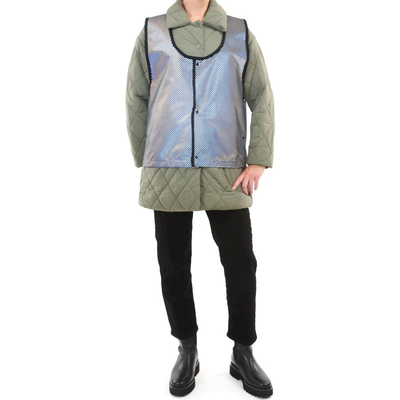 Afbeelding laden in galerijviewer, Weathergoods sweden reflecterend vest luna dot