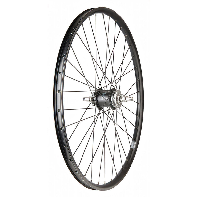 Afbeelding laden in galerijviewer, Roland achterwiel 28 36g a2k dw velg vrijloop zwart