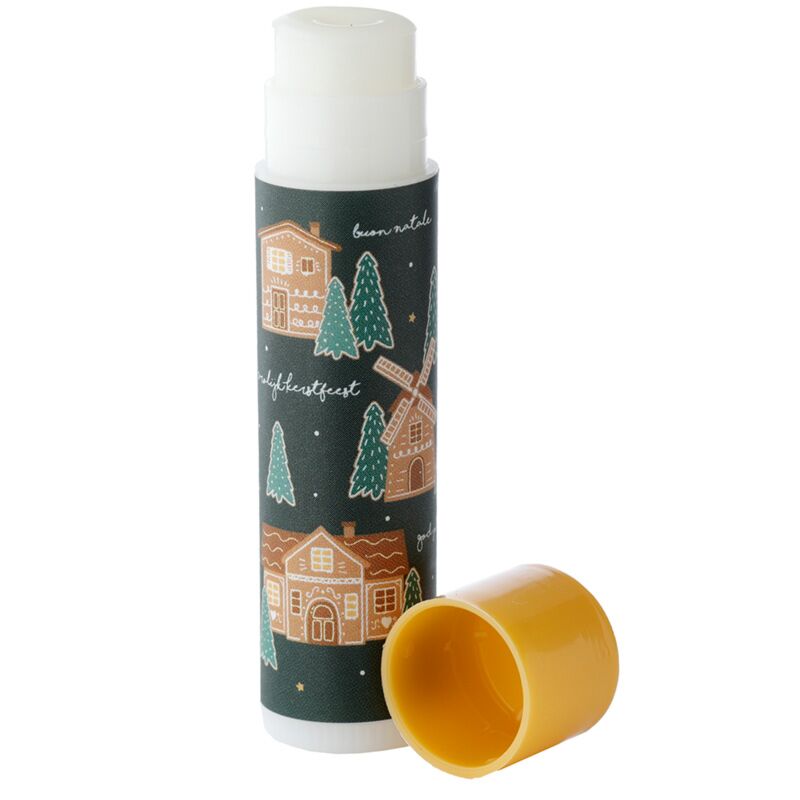 Afbeelding laden in galerijviewer, Gemberbrood huisjes ginger lane kerstmis lipbalsem stick - kerstkoekjes