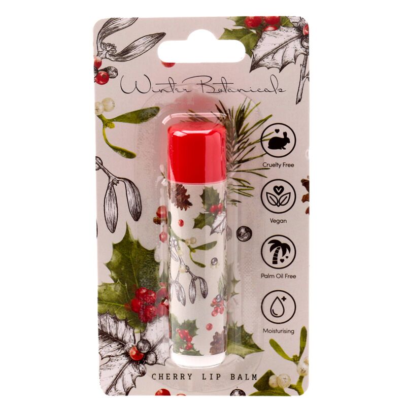 Afbeelding laden in galerijviewer, Kestmis winter botanicals lipbalsem stick - kersen