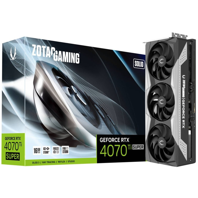 Afbeelding laden in galerijviewer, ZOTAC GeForce RTX 4070 Ti SUPER SOLID 16GB