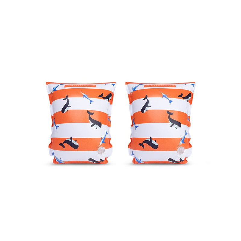 Afbeelding laden in galerijviewer, Ocean stripes | rood witte zwembandjes 2-6 jaar