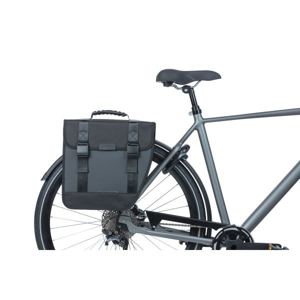 Afbeelding laden in galerijviewer, Basil Tour Left - Enkele fietstas, zwart, waterdicht