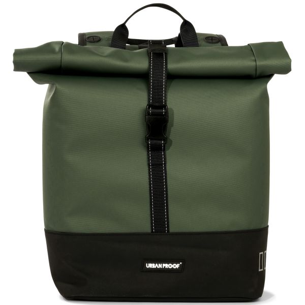 Afbeelding laden in galerijviewer, Urbanproof tas double roll up recycle 38l groen