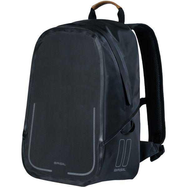 Afbeelding laden in galerijviewer, Basil Urban Dry Backpack - Rugzak Fietstas - Unisex - Zwart