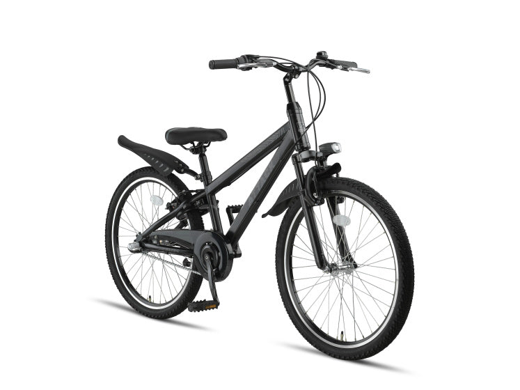 Afbeelding laden in galerijviewer, Altec attack mtb 24 inch jongens 3v v-brakes zwart