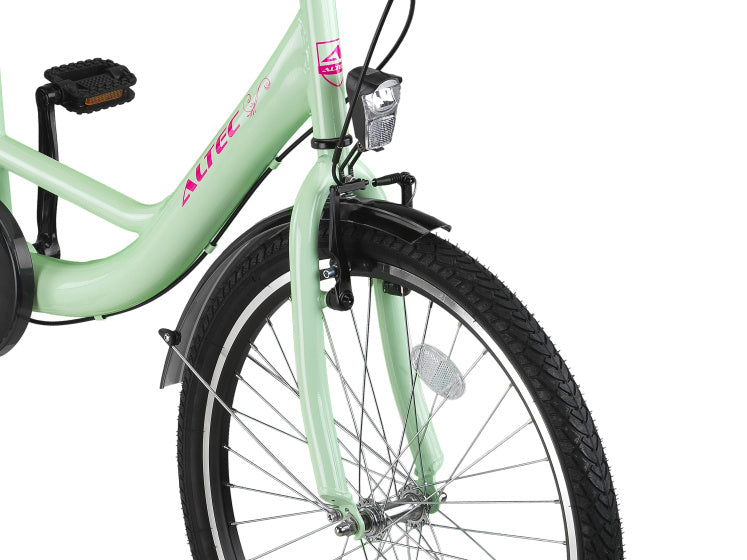 Afbeelding laden in galerijviewer, Altec belle 24 inch meisjes v-brakes mintgroen