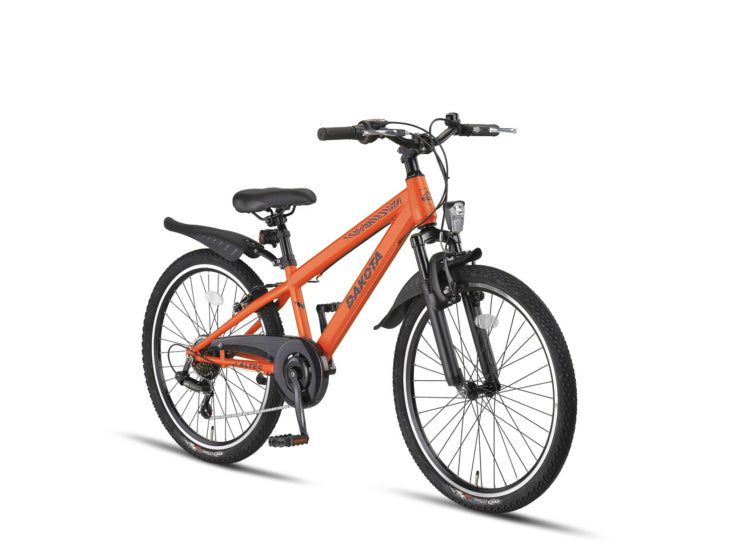 Afbeelding laden in galerijviewer, Altec dakota mtb 24 inch jongens 7v v-brakes oranje