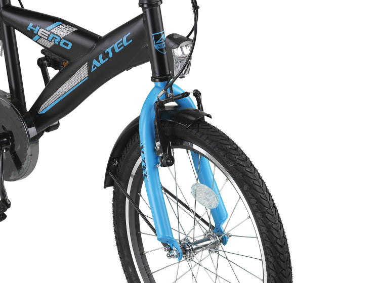 Afbeelding laden in galerijviewer, Altec hero 20 inch jongens v-brakes zwart blauw