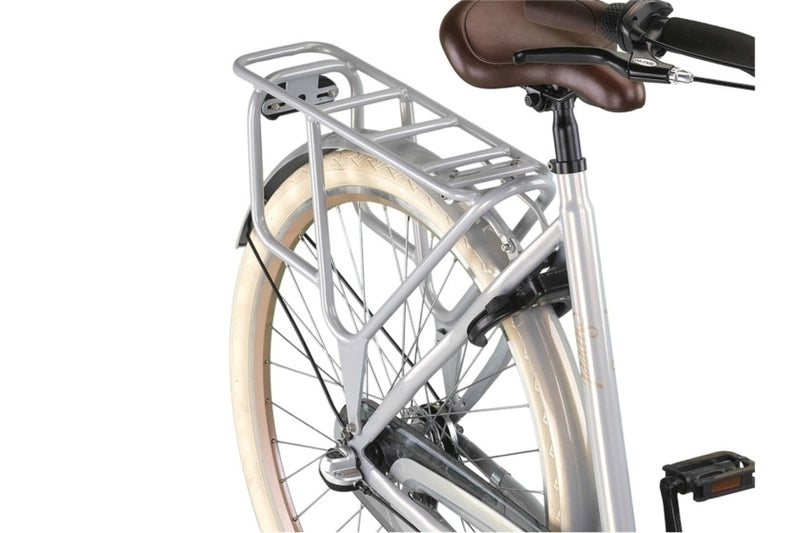 Afbeelding laden in galerijviewer, Altec sweet moederfiets 28 inch 56 cm dames 3v rollerbrake zilver