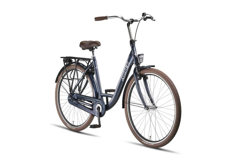 Afbeelding laden in galerijviewer, Altec trend 28 inch 49 cm dames terugtraprem donkerblauw
